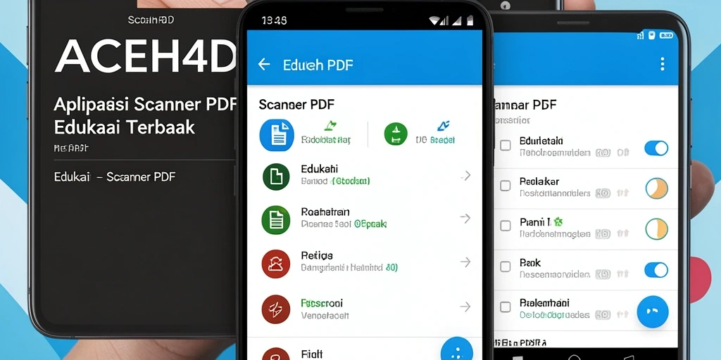 Antarmuka ACEH4D yang memudahkan pemindaian dokumen PDF.