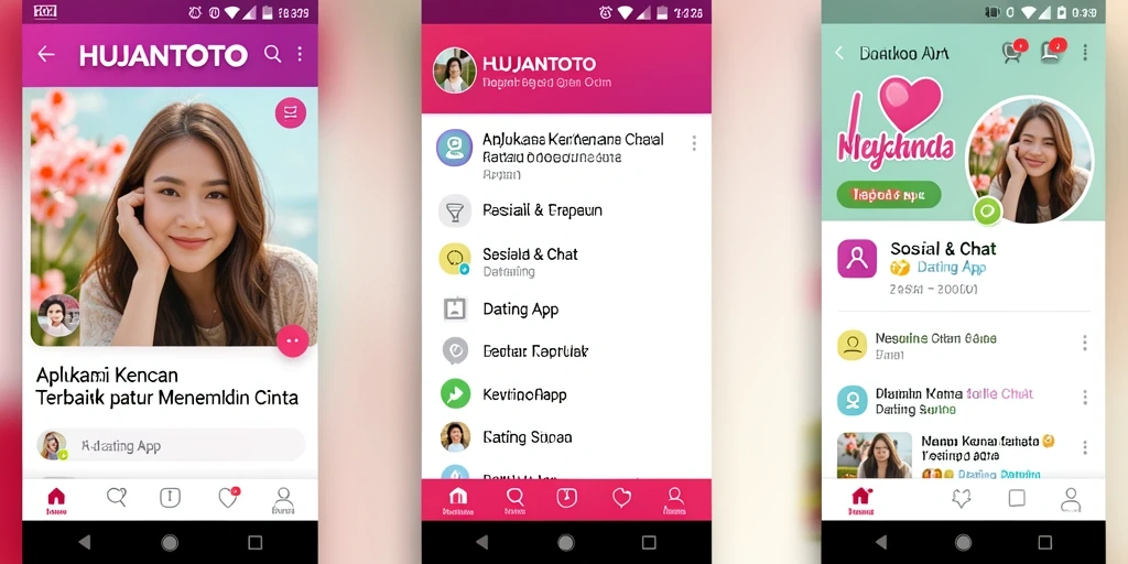 Tampilan antarmuka HUJANTOTO yang ramah pengguna dan modern.