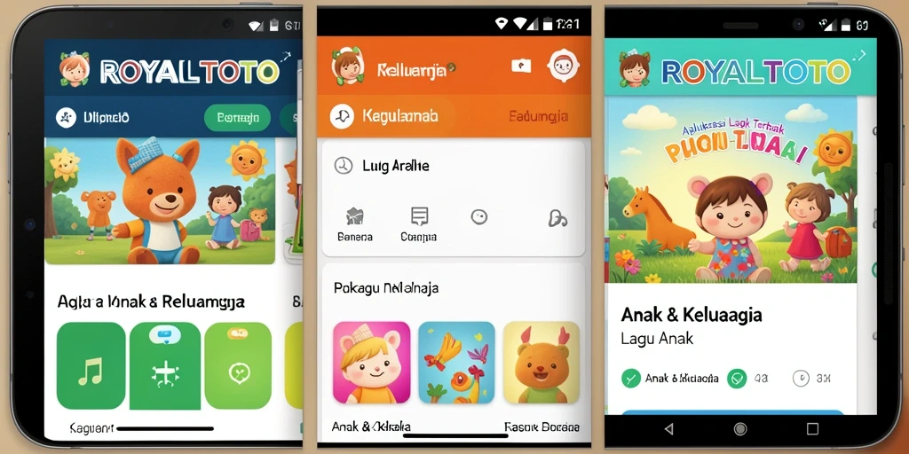 Antarmuka aplikasi ROYALTOTO yang menarik dan edukatif.