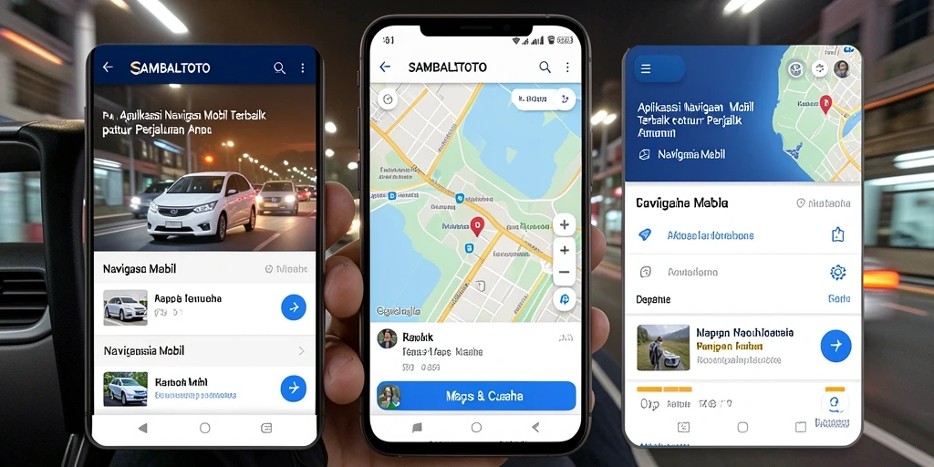 Antarmuka aplikasi SAMBALTOTO menampilkan peta navigasi yang jelas dan informatif.