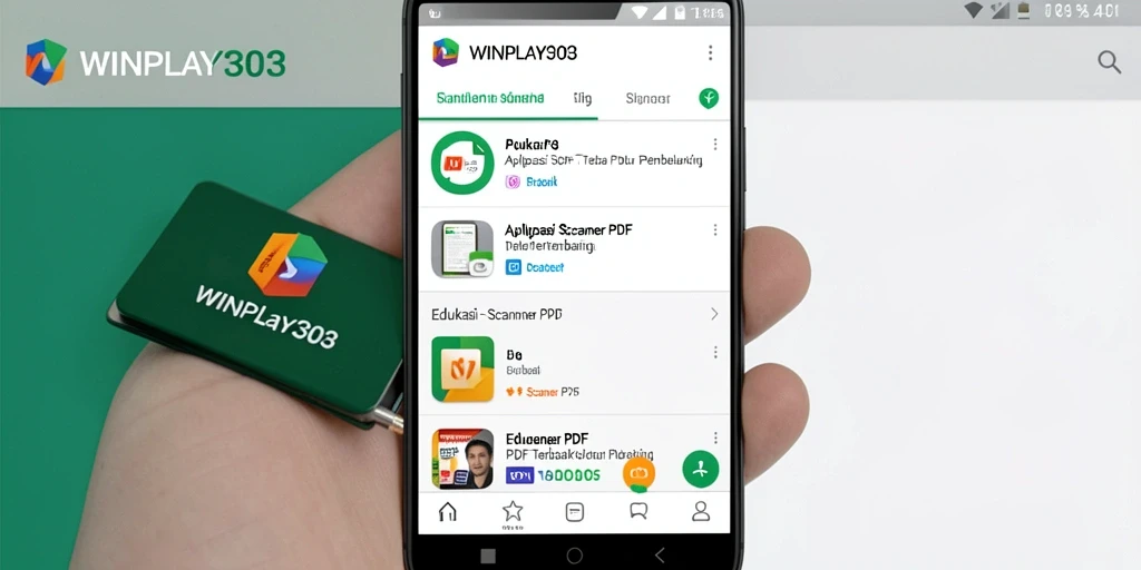Tampilan antarmuka WINPLAY303 yang intuitif untuk Scanner PDF.